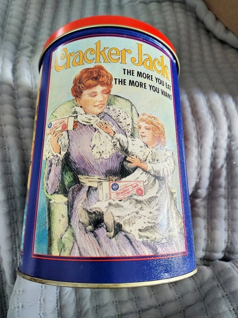 Vintage 1990s Cracker Jack Limited Edition Cracker Jack Tin Collectible Tin